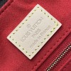 Louis Vuitton LOOP Medium Classic Canvas Textured Half Moon Bag Louis Vuitton LOOP Medium Classic Canvas Textured Half Moon Bag