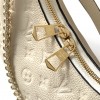 Louis Vuitton ONTHEGO Medium Classic White Canvas Textured Half Moon Bag Louis Vuitton ONTHEGO Medium Classic White Canvas Textured Half Moon Bag