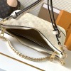 Louis Vuitton ONTHEGO Medium Classic White Canvas Textured Half Moon Bag Louis Vuitton ONTHEGO Medium Classic White Canvas Textured Half Moon Bag