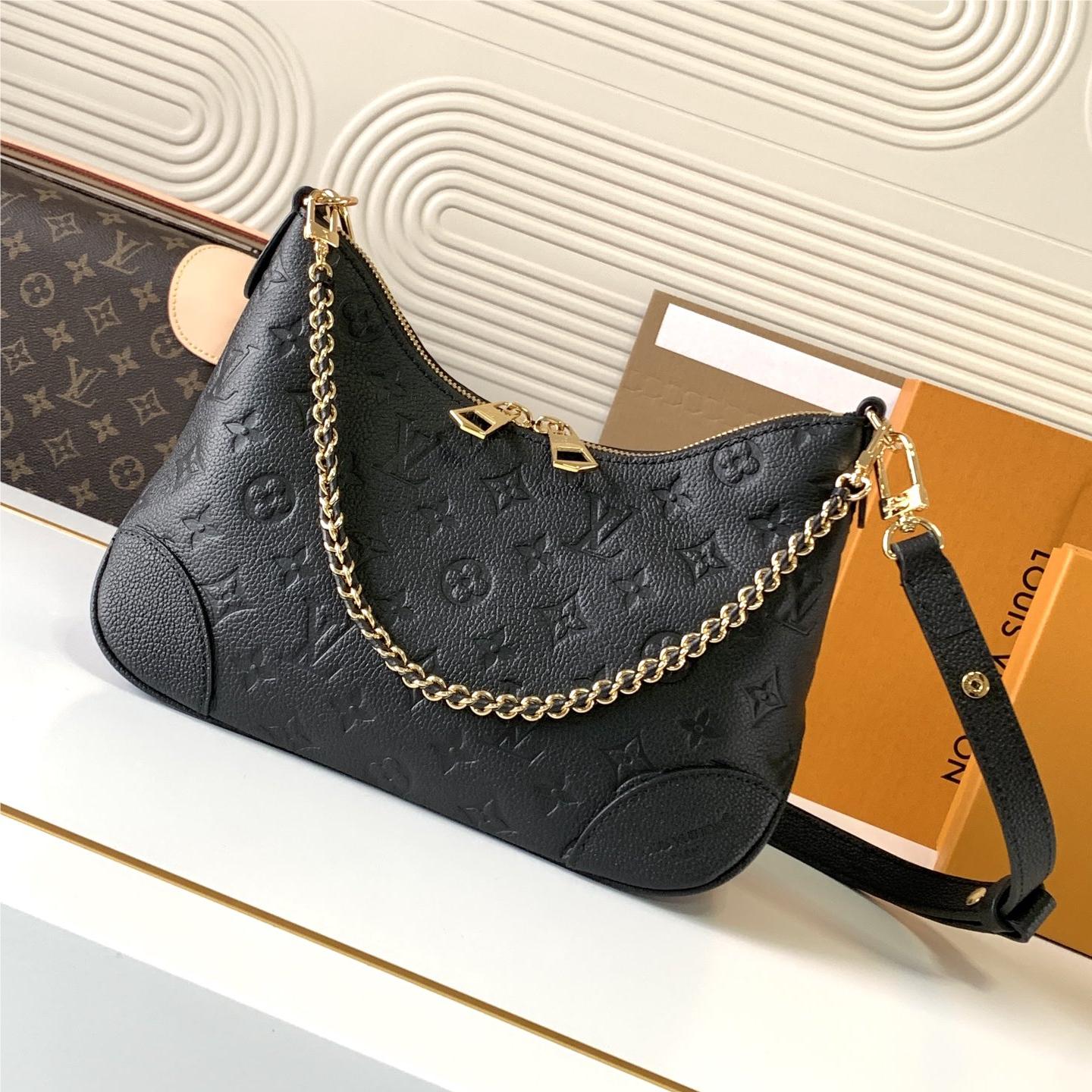 Louis Vuitton ONTHEGO Medium Classic Black Canvas Textured Half Moon Bag Louis Vuitton ONTHEGO Medium Classic Black Canvas Textured Half Moon Bag