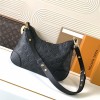 Louis Vuitton ONTHEGO Medium Classic Black Canvas Textured Half Moon Bag Louis Vuitton ONTHEGO Medium Classic Black Canvas Textured Half Moon Bag