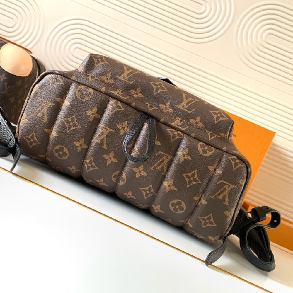Louis Vuitton Classic Textured Canvas Backpack Louis Vuitton Classic Textured Canvas Backpack