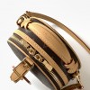 Louis Vuitton Classic Canvas Textured Round Shoulder Bag Louis Vuitton Classic Canvas Textured Round Shoulder Bag