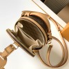 Louis Vuitton Classic Canvas Textured Round Shoulder Bag Louis Vuitton Classic Canvas Textured Round Shoulder Bag