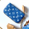 Louis Vuitton SPEEDY blue canvas textured tote bag Louis Vuitton SPEEDY blue canvas textured tote bag