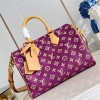 Louis Vuitton SPEEDY P9 25CM canvas textured tote bag M24423