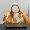 Louis Vuitton SPEEDY P9 25CM canvas textured tote bag M24423