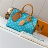 Louis Vuitton SPEEDY P9 25CM canvas textured tote bag M24423