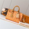 Louis Vuitton SPEEDY P9 25CM canvas textured tote bag M24423