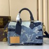 Louis Vuitton SPEEDY P9 25CM canvas textured tote bag M24423