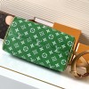 Louis Vuitton SPEEDY green canvas textured tote bag Louis Vuitton SPEEDY green canvas textured tote bag