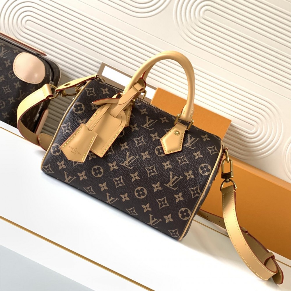Louis Vuitton SPEEDY Original Canvas Textured Tote Louis Vuitton SPEEDY Original Canvas Textured Tote