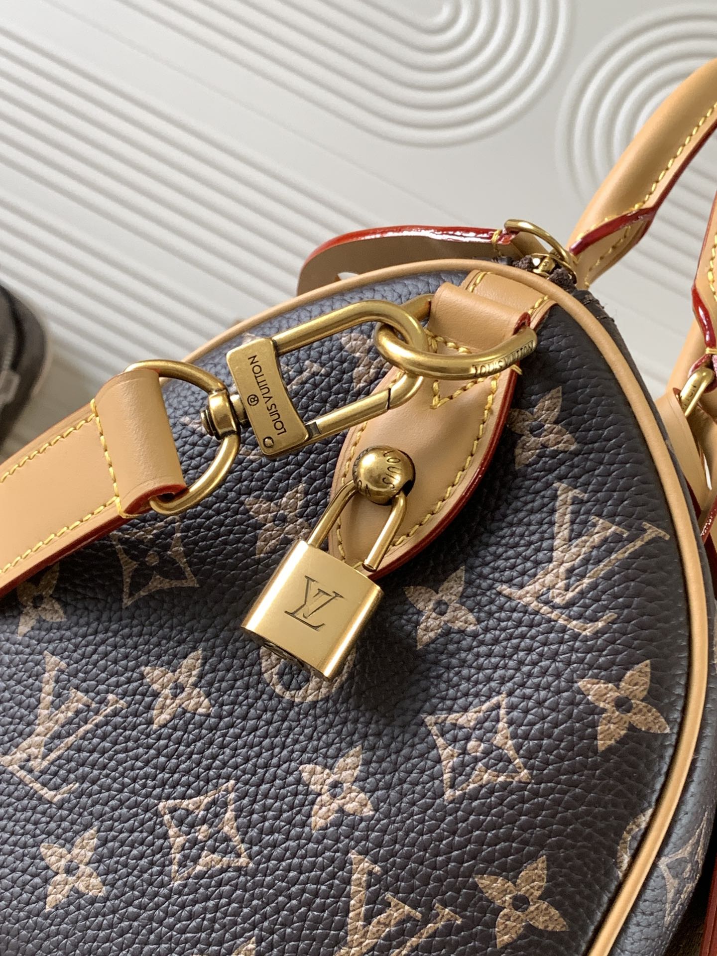 Louis Vuitton SPEEDY Original Canvas Textured Tote Louis Vuitton SPEEDY Original Canvas Textured Tote