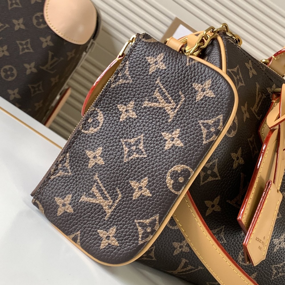 Louis Vuitton SPEEDY Original Canvas Textured Tote Louis Vuitton SPEEDY Original Canvas Textured Tote