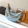Louis Vuitton Denim Crescent Bag Louis Vuitton Denim Crescent Bag