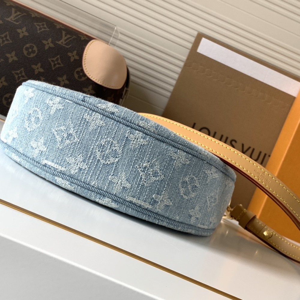 Louis Vuitton Denim Crescent Bag Louis Vuitton Denim Crescent Bag