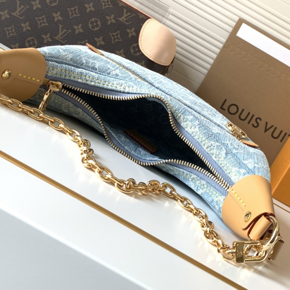 Louis Vuitton Denim Crescent Bag Louis Vuitton Denim Crescent Bag