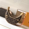 Louis Vuitton Original Canvas Textured Denim Crescent Bag Louis Vuitton Original Canvas Textured Denim Crescent Bag