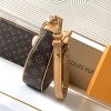Louis Vuitton Original Canvas Textured Denim Crescent Bag Louis Vuitton Original Canvas Textured Denim Crescent Bag