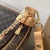 Louis Vuitton Original Canvas Textured Denim Crescent Bag Louis Vuitton Original Canvas Textured Denim Crescent Bag