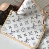 Louis Vuitton ONTHEGO series floral canvas textured handbag Louis Vuitton ONTHEGO series floral canvas textured handbag
