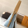 Louis Vuitton OnTheGo blue denim canvas bag Louis Vuitton OnTheGo blue denim canvas bag