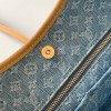 Louis Vuitton OnTheGo blue denim canvas bag Louis Vuitton OnTheGo blue denim canvas bag