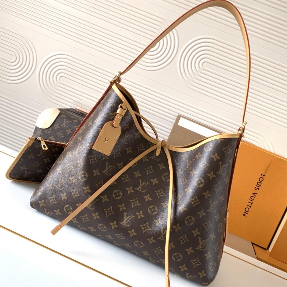 Louis Vuitton OnTheGo Large Classic Canvas Textured Bag Louis Vuitton OnTheGo Large Classic Canvas Textured Bag