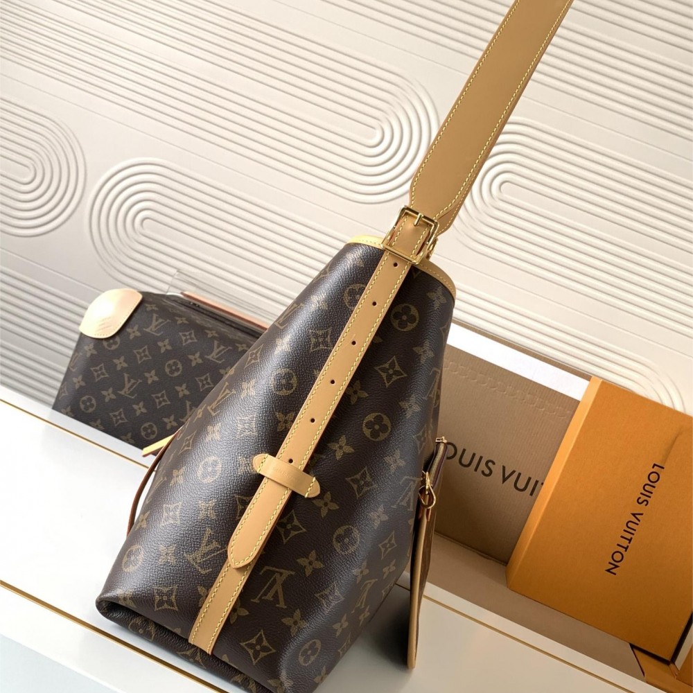 Louis Vuitton OnTheGo Large Classic Canvas Textured Bag Louis Vuitton OnTheGo Large Classic Canvas Textured Bag