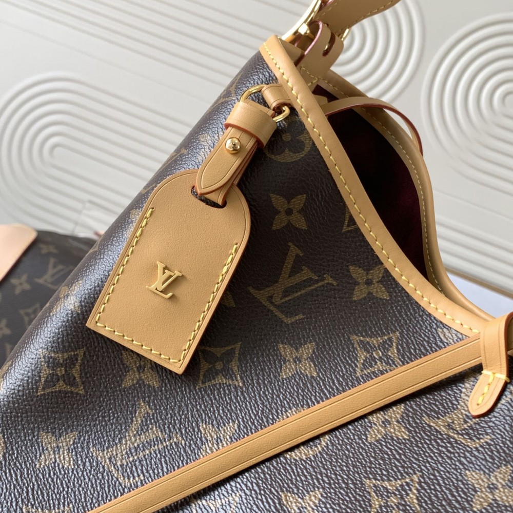 Louis Vuitton OnTheGo Large Classic Canvas Textured Bag Louis Vuitton OnTheGo Large Classic Canvas Textured Bag