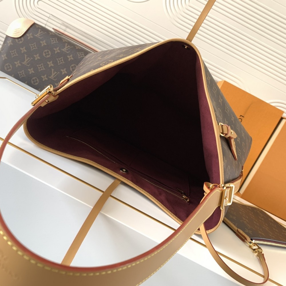 Louis Vuitton OnTheGo Large Classic Canvas Textured Bag Louis Vuitton OnTheGo Large Classic Canvas Textured Bag
