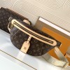 Louis Vuitton MINI BUMBAG Classic Canvas Textured Handbag Louis Vuitton MINI BUMBAG Classic Canvas Textured Handbag