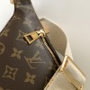 Louis Vuitton MINI BUMBAG Classic Canvas Textured Handbag Louis Vuitton MINI BUMBAG Classic Canvas Textured Handbag