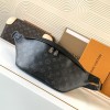 Louis Vuitton MINI BUMBAG classic black canvas textured handbag Louis Vuitton MINI BUMBAG classic black canvas textured handbag