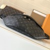 Louis Vuitton MINI BUMBAG classic black canvas textured handbag Louis Vuitton MINI BUMBAG classic black canvas textured handbag