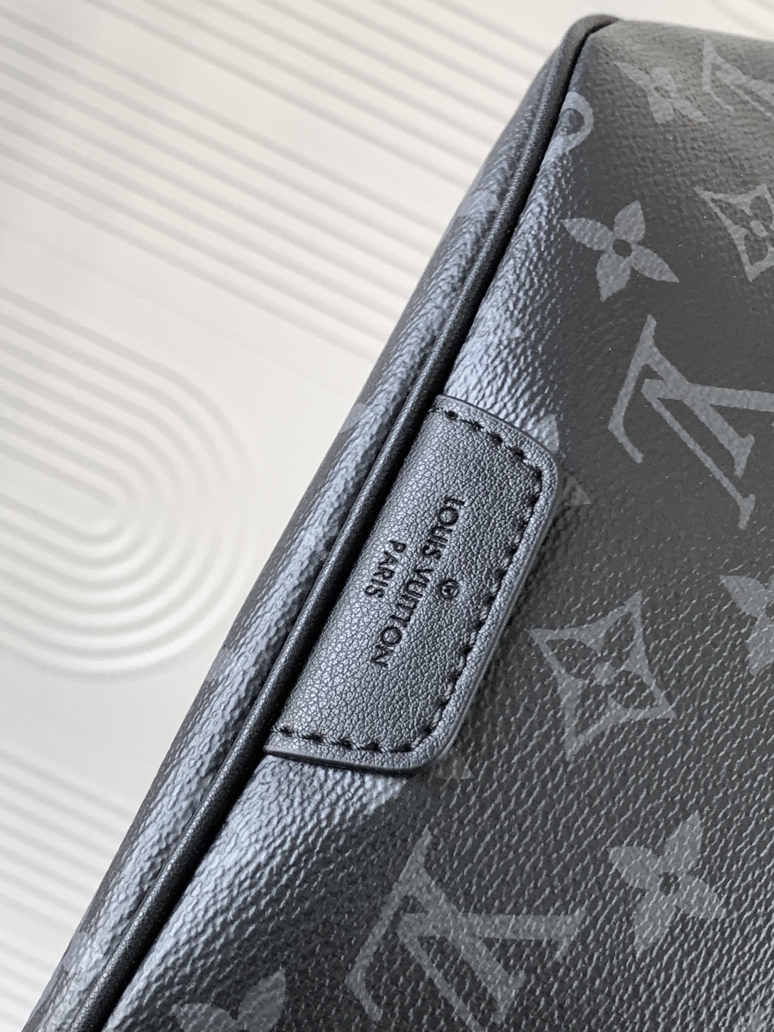 Louis Vuitton MINI BUMBAG classic black canvas textured handbag Louis Vuitton MINI BUMBAG classic black canvas textured handbag