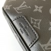 Louis Vuitton MINI BUMBAG Classic Medium Black Canvas Textured Handbag Louis Vuitton MINI BUMBAG Classic Medium Black Canvas Textured Handbag
