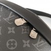 Louis Vuitton MINI BUMBAG Classic Medium Black Canvas Textured Handbag Louis Vuitton MINI BUMBAG Classic Medium Black Canvas Textured Handbag