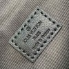 Louis Vuitton MINI BUMBAG Classic Medium Black Canvas Textured Leather Bag Louis Vuitton MINI BUMBAG Classic Medium Black Canvas Textured Leather Bag