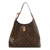 LOUIS VUITTON Monogram Flower Hobo Beige  LOUIS VUITTON Monogram Flower Hobo Beige