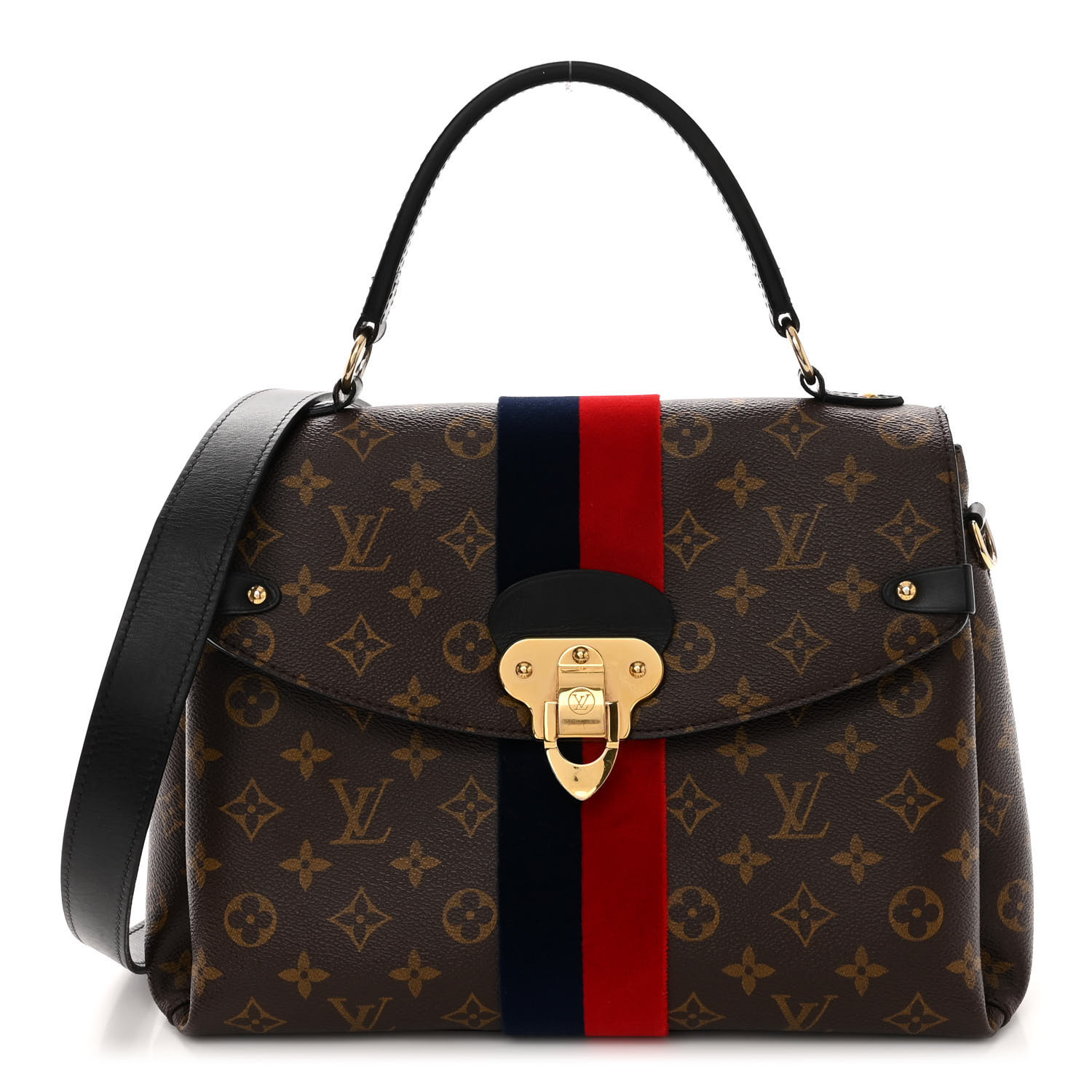 LOUIS VUITTON Monogram Georges MM Marine Cherry LOUIS VUITTON Monogram Georges MM Marine Cherry