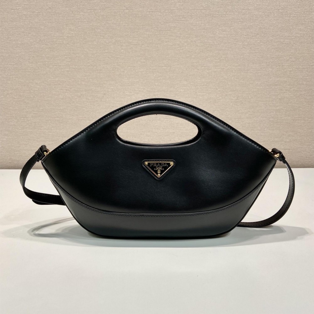 Prada Sidonie Mini Bag in Black Leather Shoulder Strap Prada Sidonie Mini Bag in Black Leather Shoulder Strap