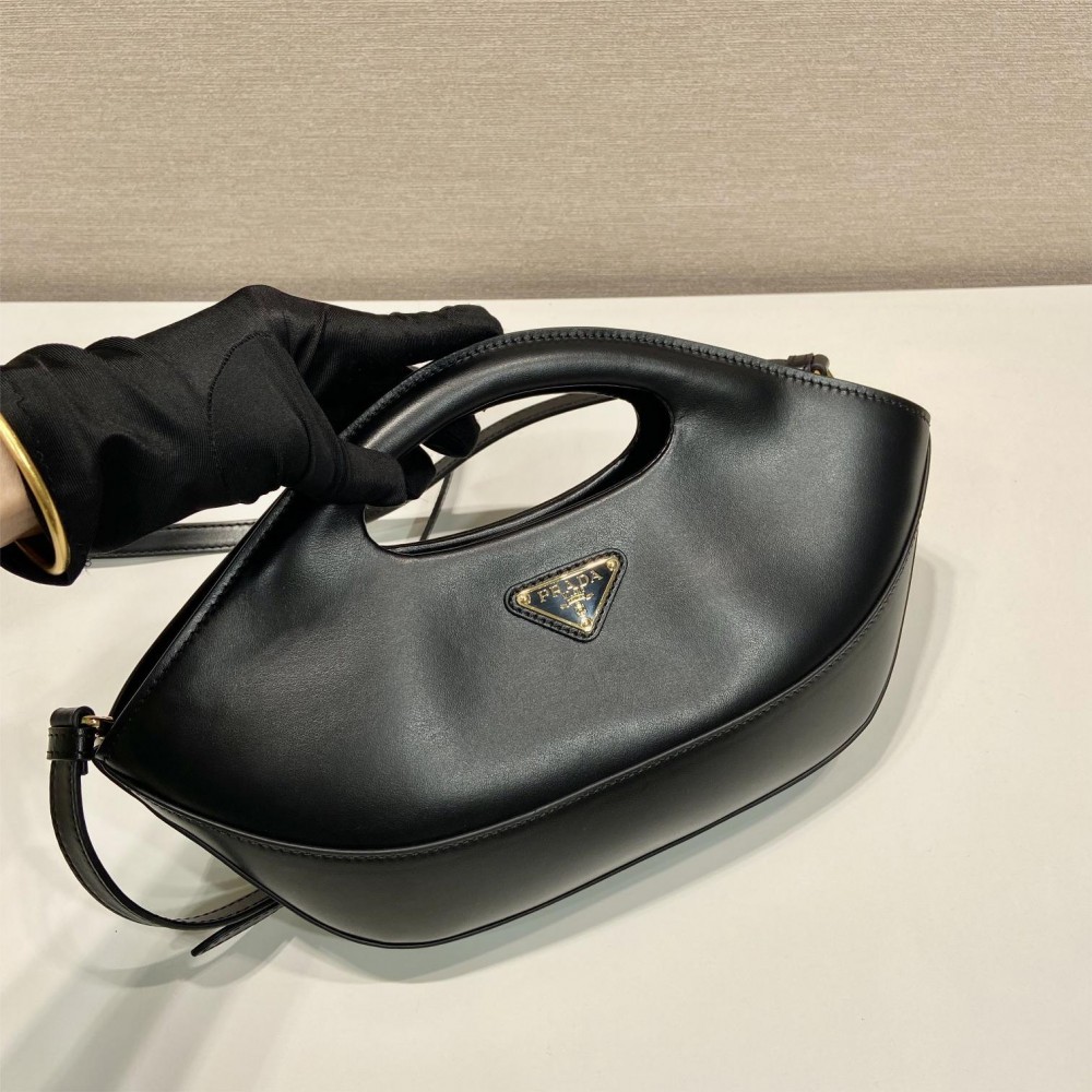 Prada Sidonie Mini Bag in Black Leather Shoulder Strap Prada Sidonie Mini Bag in Black Leather Shoulder Strap