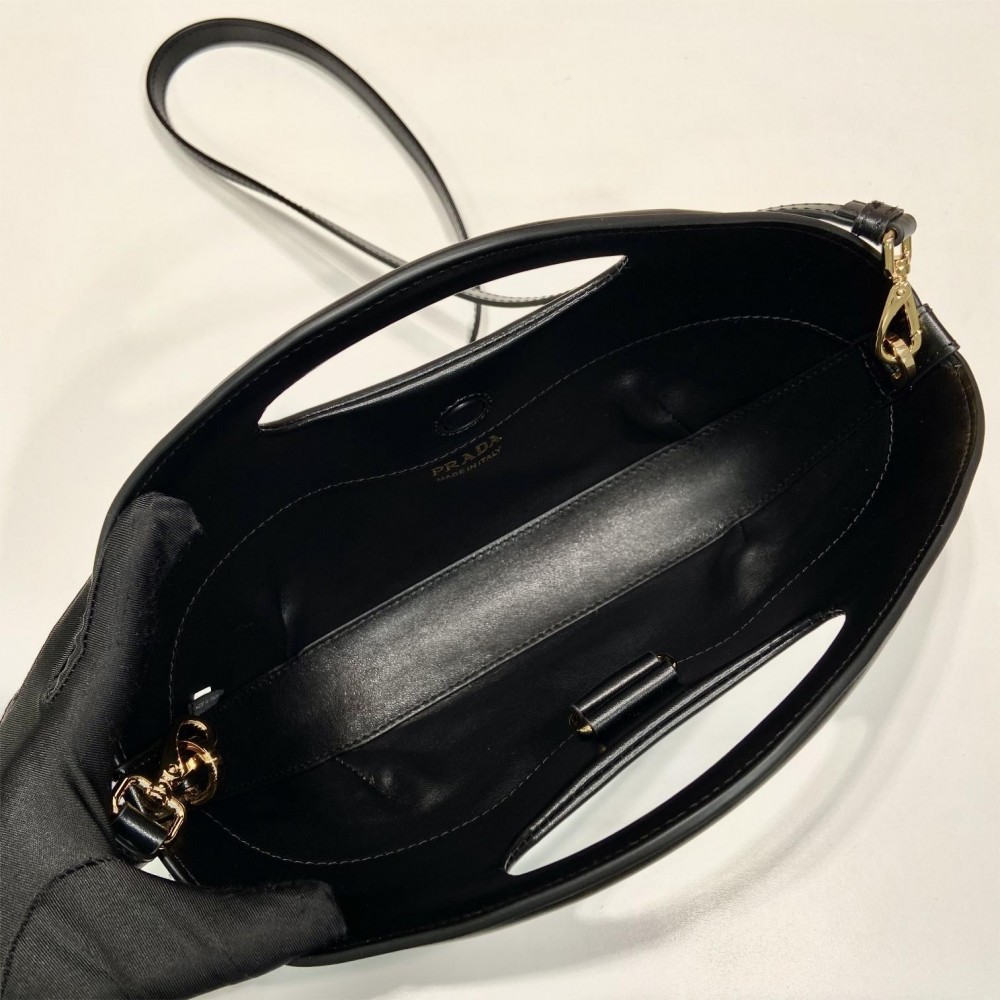 Prada Sidonie Mini Bag in Black Leather Shoulder Strap Prada Sidonie Mini Bag in Black Leather Shoulder Strap