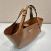 Prada Arqué naplak patent leather shoulder bag Prada Arqué naplak patent leather shoulder bag