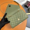 Saint Laurent Classic Chain Stripe Emerald Green Leather Shoulder Bag Saint Laurent Classic Chain Stripe Emerald Green Leather Shoulder Bag