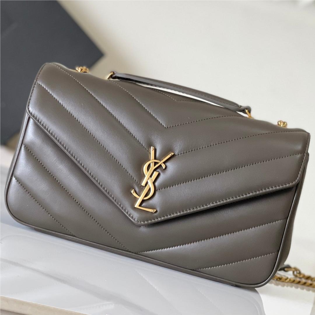Saint Laurent NIKI series volcanic mud quilted leather exquisite hardware chain bag Saint Laurent NIKI series volcanic mud quilted leather exquisite hardware chain bag