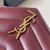 Saint Laurent NIKI series crimson quilted leather exquisite hardware chain bag Saint Laurent NIKI series crimson quilted leather exquisite hardware chain bag