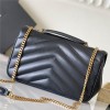 Saint Laurent NIKI series elegant black quilted leather exquisite hardware chain bag Saint Laurent NIKI series elegant black quilted leather exquisite hardware chain bag
