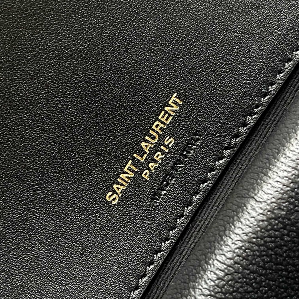 Saint Laurent NIKI series elegant black quilted leather exquisite hardware chain bag Saint Laurent NIKI series elegant black quilted leather exquisite hardware chain bag